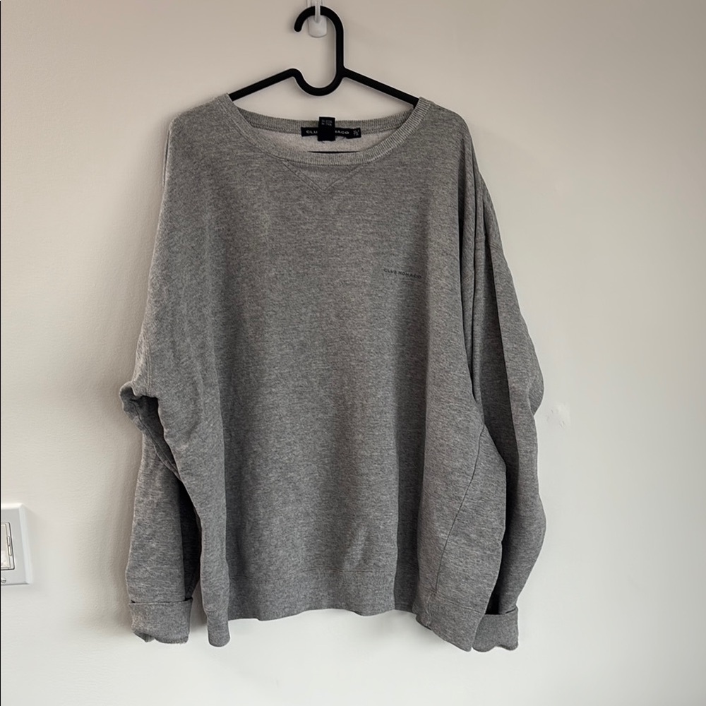 Vintage Grey Oversized Club Monaco Pull Over Sweater